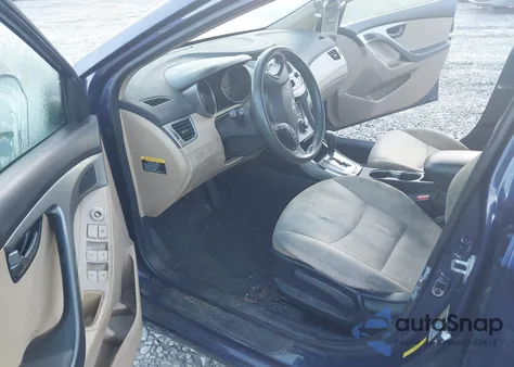 2013 Hyundai Elantra Gls из США, поврежденный, VIN 5NPDH4AE0DH296352